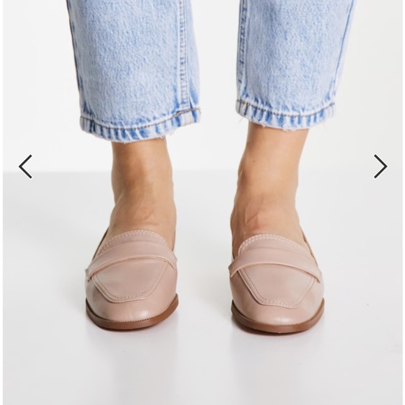 Light Pink Loafers - loafer flat shoes in blush - Picture 3 of 7